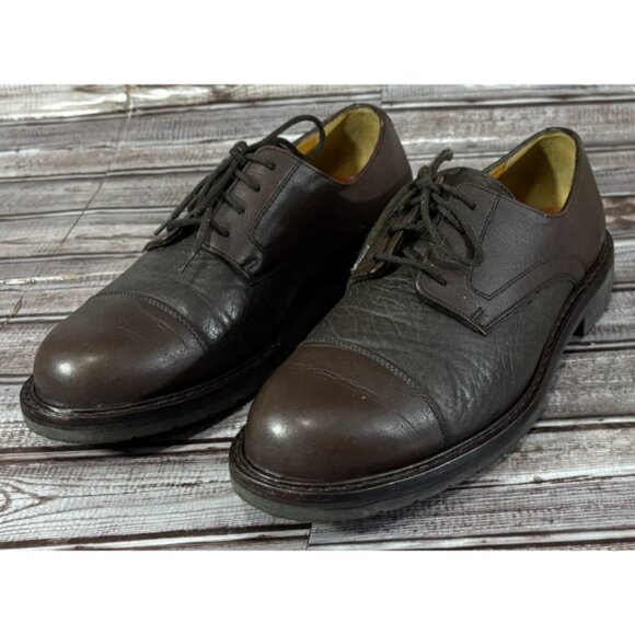 Mephisto Marlon Goodyear Welt Air-Relax Leather Derbys Sz 6.5 Brown - Picture 1 of 9